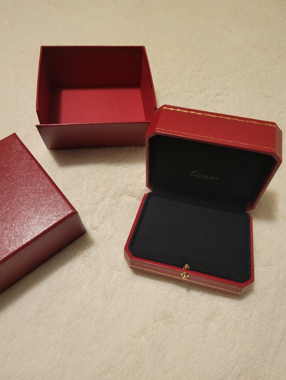 Cartier Red Jewelry Presentation Box